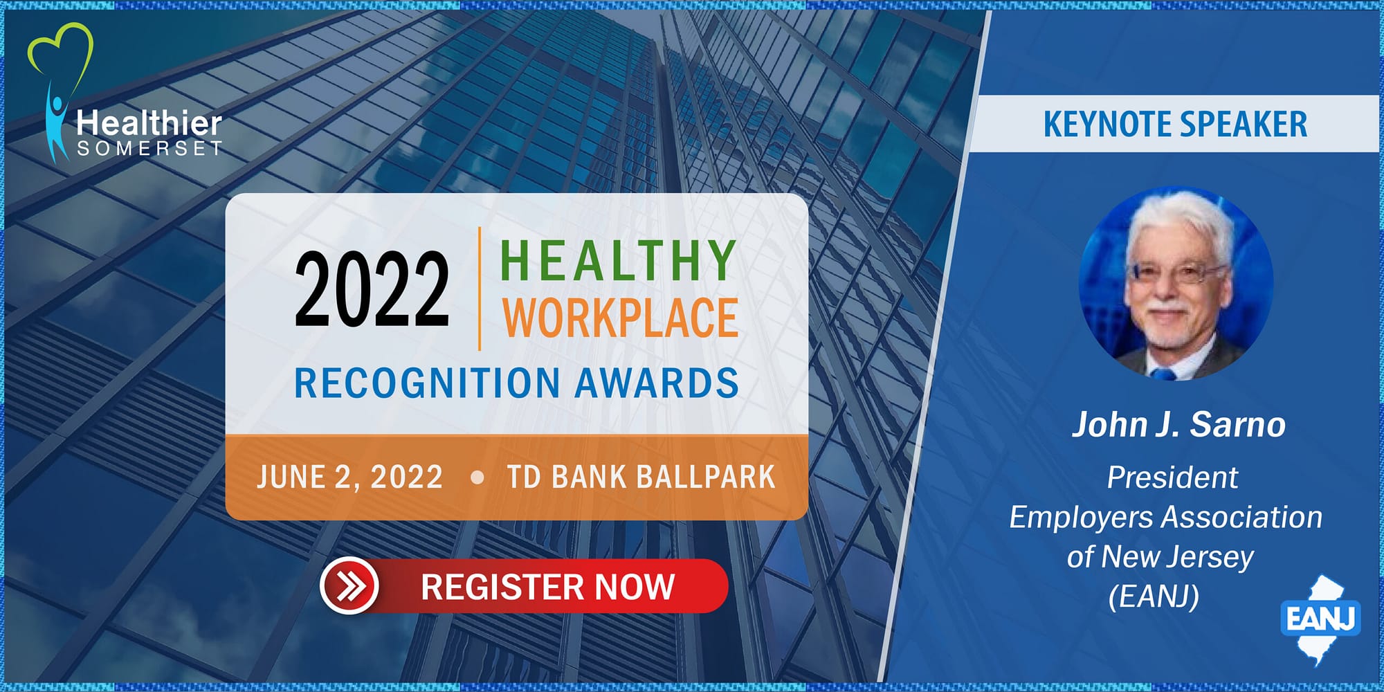 2022 healthy workplace recognition awards graphic